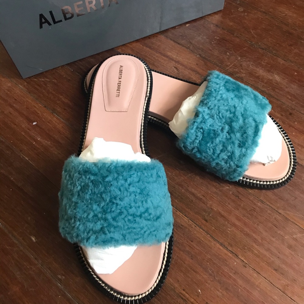 Sandals flats Alberta Ferretti